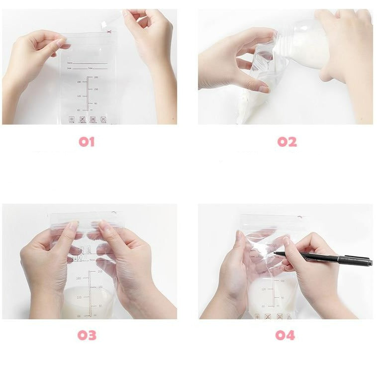 Poches de congélation pour lait maternelle