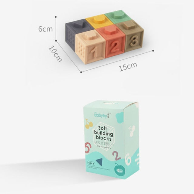 Blocs de construction 3D "Montessori"