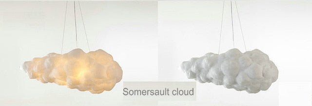 Lampe suspendue en forme de nuage