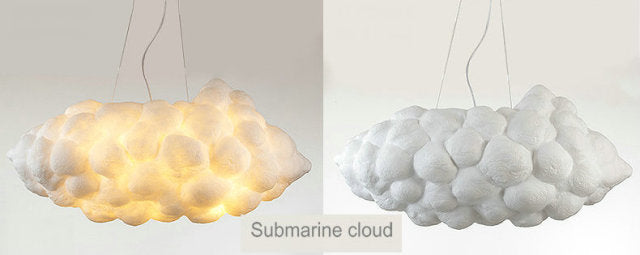 Lampe suspendue en forme de nuage