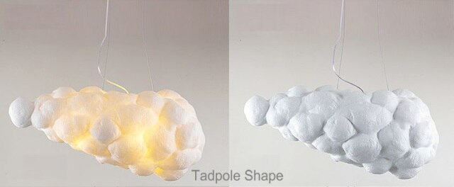 Lampe suspendue en forme de nuage