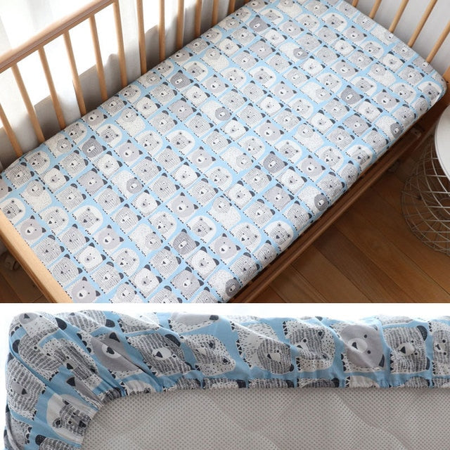 Drap housse pour lit bébé