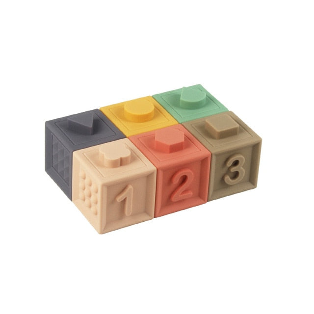 Blocs de construction 3D "Montessori"