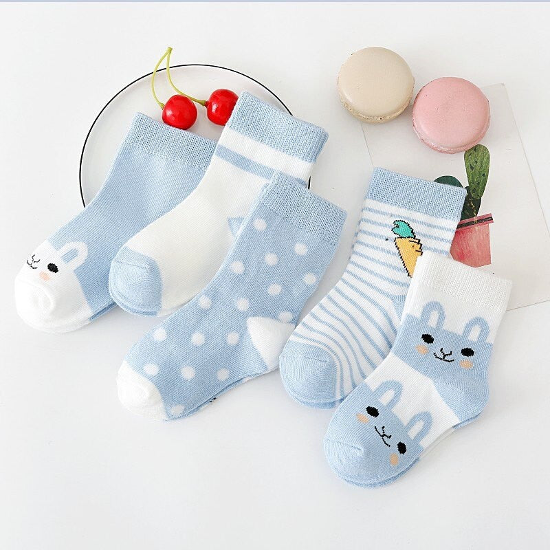 Lot de 5 paires de chaussettes et/ou socquettes pour bébé