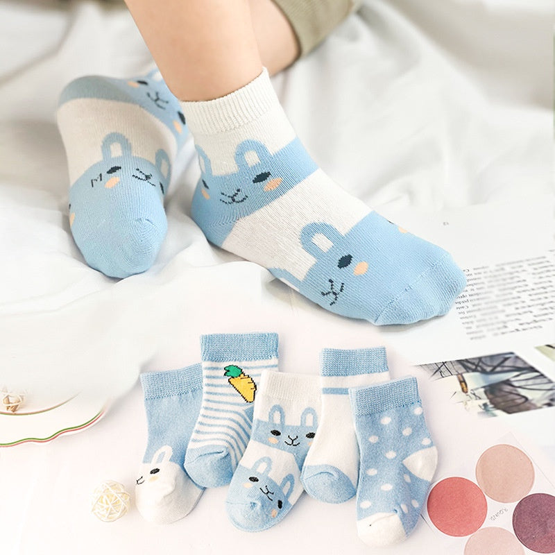 Lot de 5 paires de chaussettes et/ou socquettes pour bébé