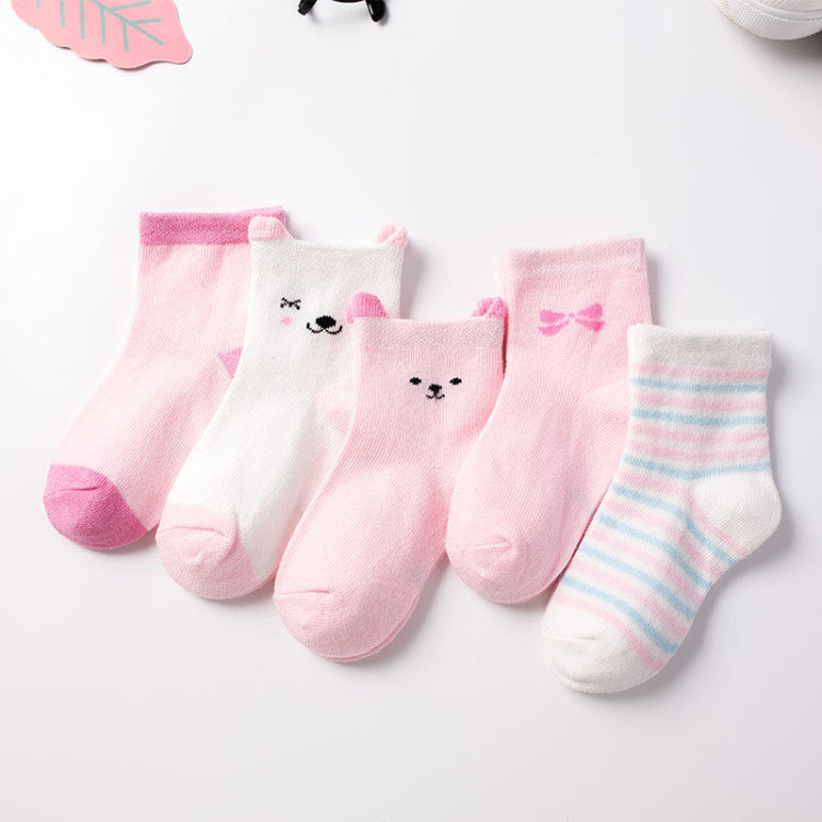 Lot de 5 paires de chaussettes et/ou socquettes pour bébé