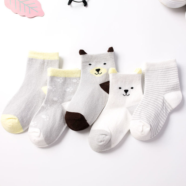 Lot de 5 paires de chaussettes et/ou socquettes pour bébé