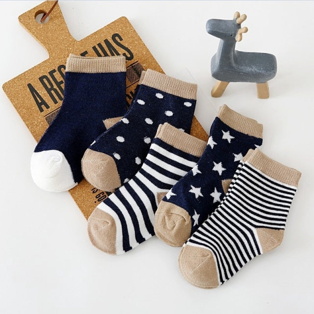 Lot de 5 paires de chaussettes et/ou socquettes pour bébé