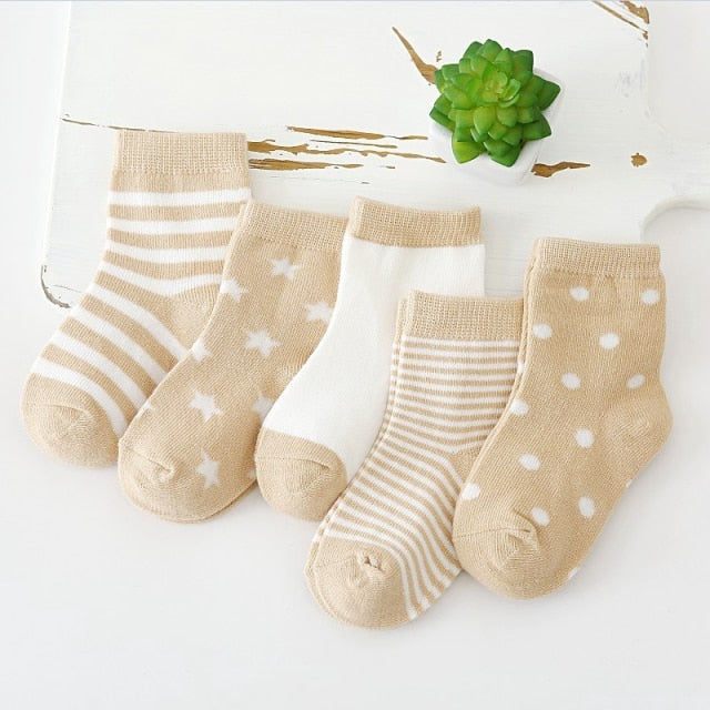 Lot de 5 paires de chaussettes et/ou socquettes pour bébé