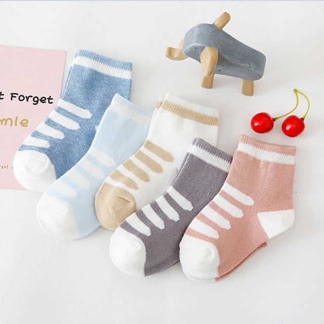 Lot de 5 paires de chaussettes et/ou socquettes pour bébé