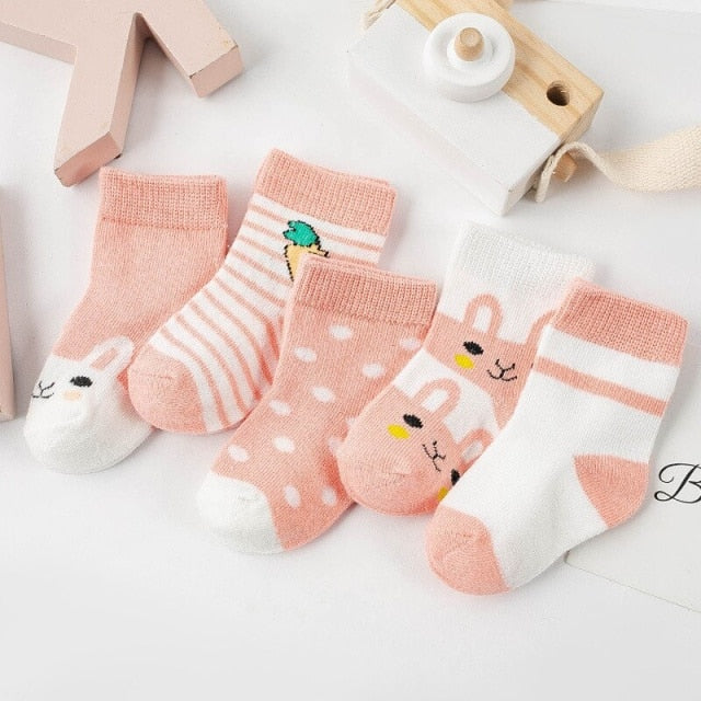 Lot de 5 paires de chaussettes et/ou socquettes pour bébé