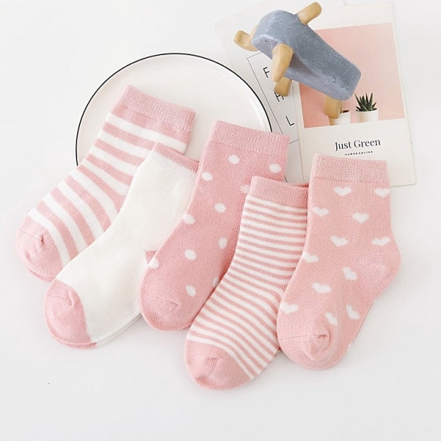 Lot de 5 paires de chaussettes et/ou socquettes pour bébé