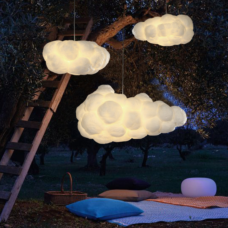 Lampe suspendue en forme de nuage