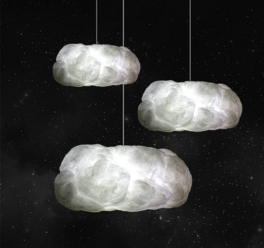 Lampe suspendue en forme de nuage